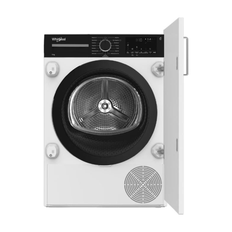 Secadora integrable Whirlpool CWK83DWBSSPT de bomba de calor, 8 kg